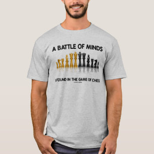 T-shirt Une Bataille D'Esprit Se Trouve Dans Le Jeu Des É