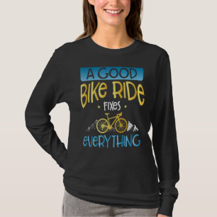 T-shirt Une Belle Balade À Vélo Fixe Tout Le Cycliste