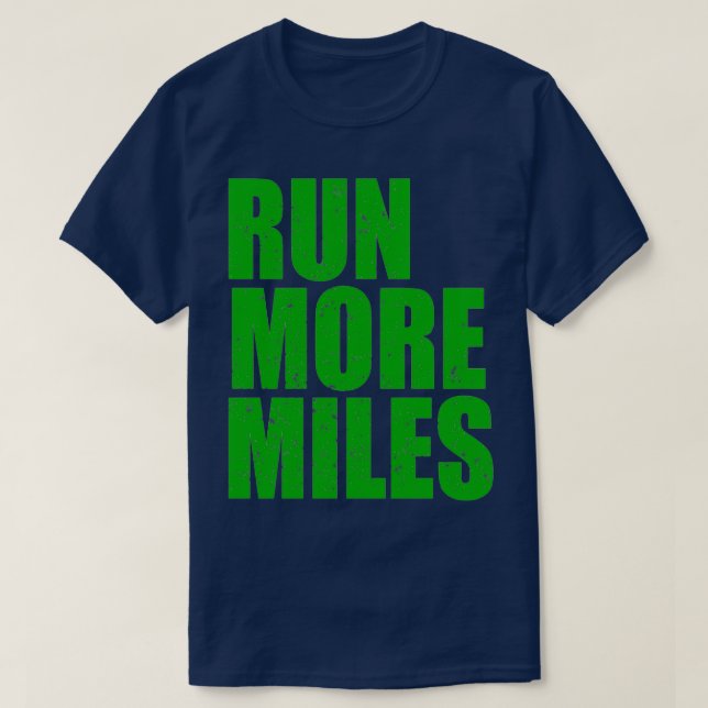 T-shirt Une Belle Course Pour Les Coureurs Dit QuotRun Plu (Design devant)