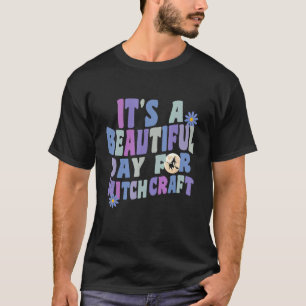 T-shirt Une belle journée pour Witchcraft Retro Witch Ac