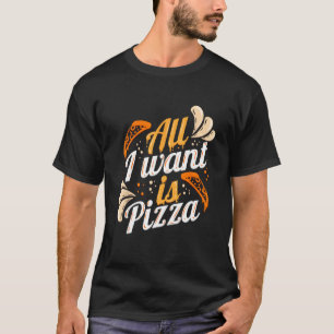 T-shirt Une belle Peperoni, Tomate, Olives, Pizza Salami