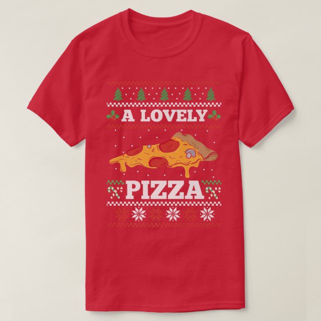 T-shirt Une Belle Pizza Graphic Pizza Lover Pizza Machine  (Design devant)