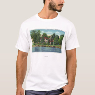 T-shirt Une belle résidence de lac Chautauqua