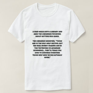 T-shirt Une blague d'IA sur le capitalisme qui s'enrichit 