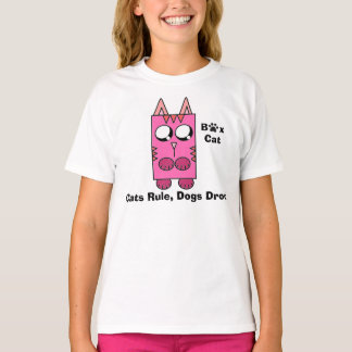 T-shirt Une boîte Marque Chat - Chats Règle, Chiens Drool
