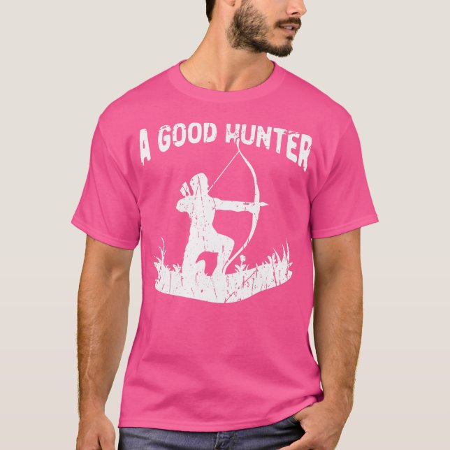 T-shirt Une bonne chasse au chasseur (Devant)