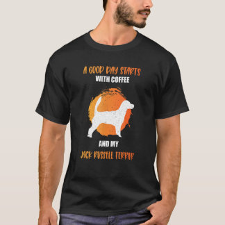T-shirt Une bonne journée commence avec le café et mon Jac