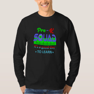 T-shirt Une Bonne Journée Pré K Équipe Retour À L'école E