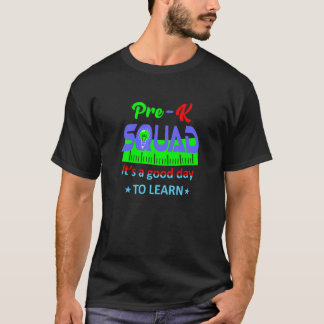 T-shirt Une Bonne Journée Pré K Équipe Retour À L'École En