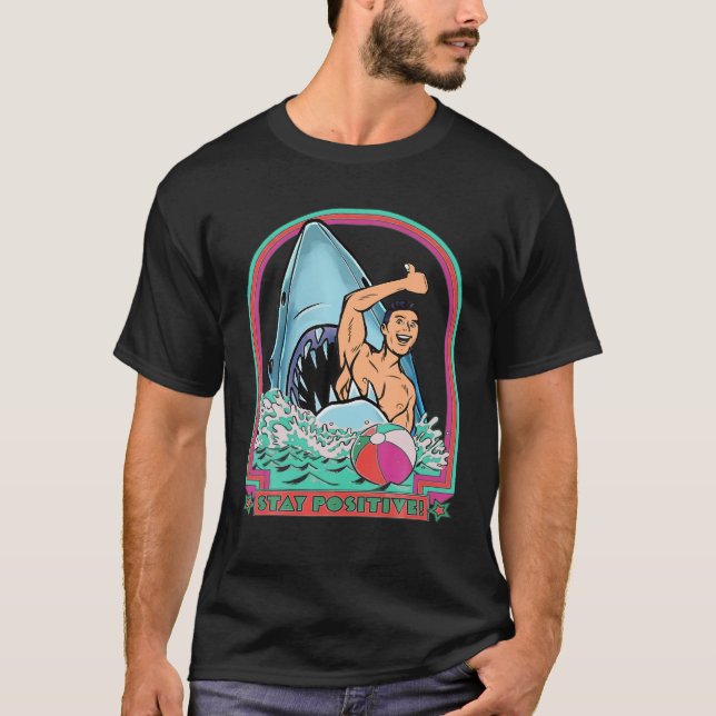 T-shirt Une Bonne Semaine Pour Un Requin Pour Rester Posit (Devant)