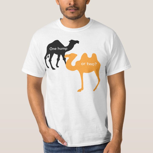 T-shirt Une bosse ou deux ? (Devant)