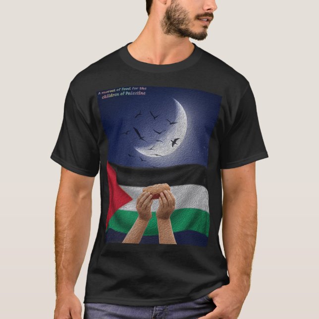 T-shirt Une bouchée de nourriture pour les enfants de Pale (Devant)