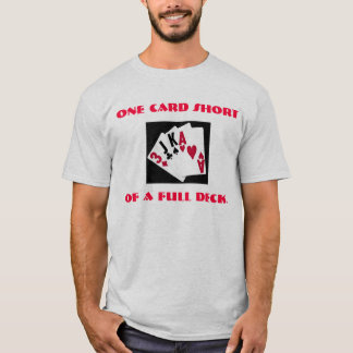 T-shirt Une carte courte d'une pleine plate-forme