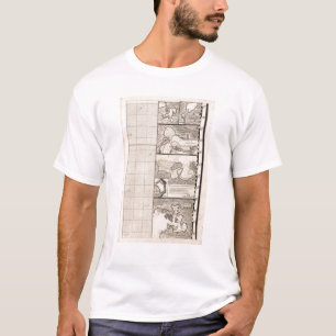 T-shirt Une carte de l'Empire Britannique en feuille 16 de