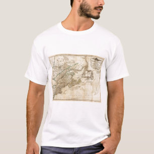 T-shirt Une carte générale des colonies britanniques du