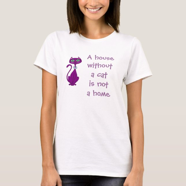 T-shirt Une Chambre sans chat… (Devant)