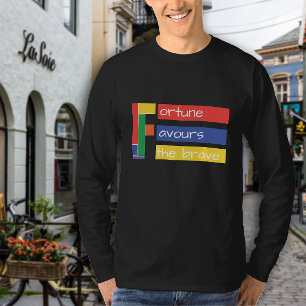 T-shirt Une chance de citation inspirante favorise les cou