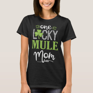 T-shirt Une chanceuse maman de mulet Irlandaise de cheval 