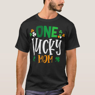 T-shirt Une Chanceuse Maman Famille Irlandaise Corresponda