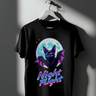 T-shirt Une chauve-souris volante portant des lunettes de