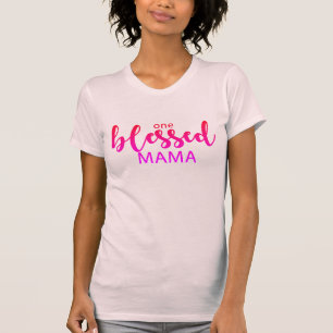 T-shirt une chemise bénie de maman