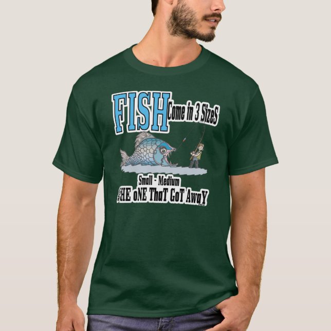 T-shirt Une Chemise De Pêche Qui S'Est Éloignée (Devant)