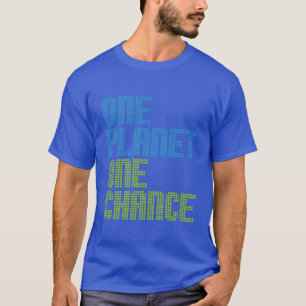 T-shirt Une chemise d'occasion de la planète une