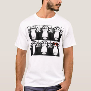 T-shirt Une chemise drôle de singe Cool