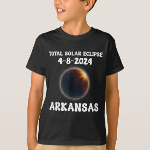 T-shirt Une chemise Éclipse solaire totale Deux fois à vie