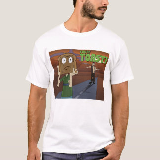 T-shirt Une chemise hilare avec un homme avec une tête de