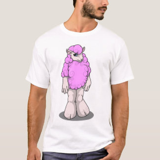 T-shirt Une chemise rose plus docile de Jahme de psyché