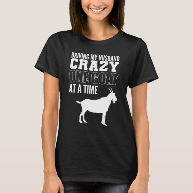 T-shirt Une chèvre à la fois femme (Devant)