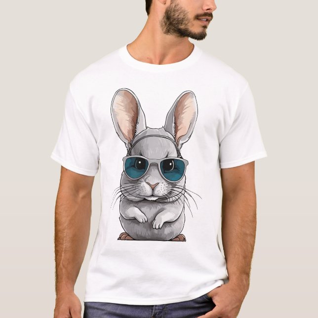 T-shirt Une Chinchillas Cool (Devant)