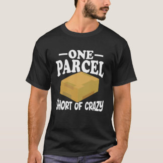 T-shirt Une colis en deçà de la police blanche gras folle 