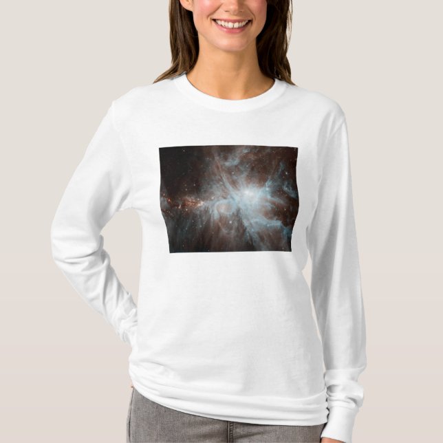 T-shirt Une colonie de jeunes étoiles chaudes dans l'Orion (Devant)