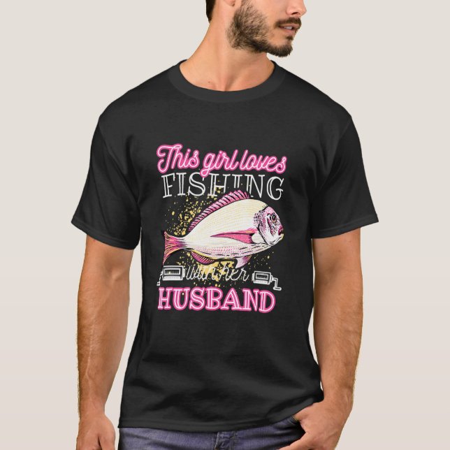 T-shirt Une conception de pêche pour les poissons 1 (Devant)