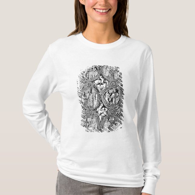 T-shirt Une copie de Psalter de la Reine Melisende de dos (Devant)