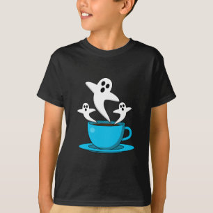 T-shirt Une coupe de café fumeur fantôme