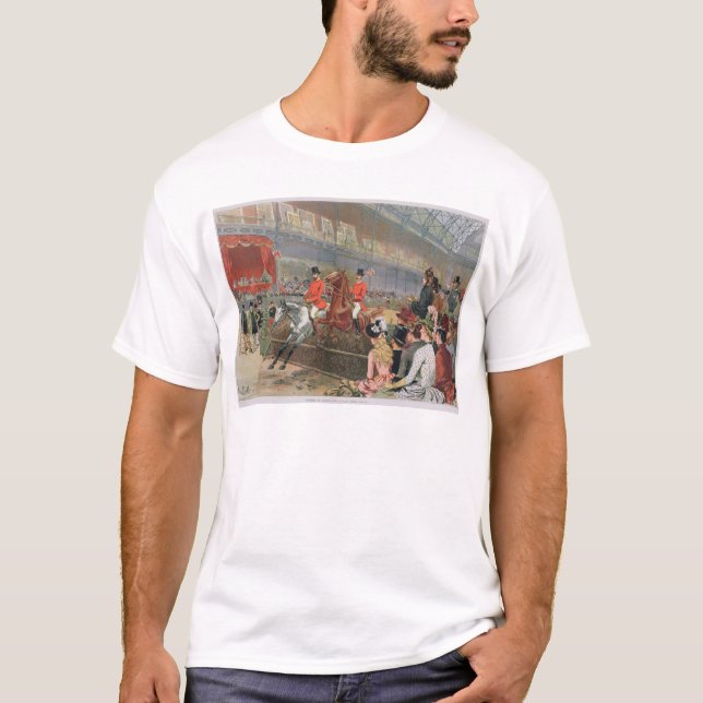 T-shirt Une course de cheval, 1886 (Devant)