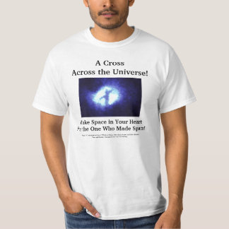 T-shirt Une croix à travers l'univers ! Chemise