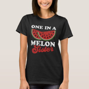 T-shirt Une Dans Une Fois Fabriquée, Soeur Watermelon Coup