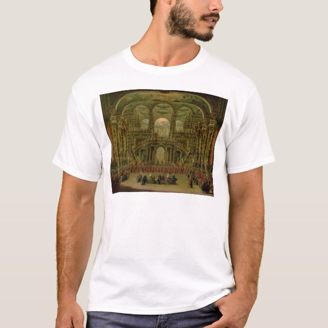 T-shirt Une danse dans un palais rococo baroque (Devant)
