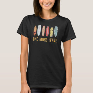T-shirt Une De Plus Vague Le Surf Vintage Surfboard Classi