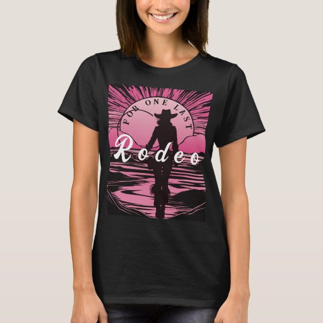 T-shirt Une dernière Rodeo Bachelorette (Devant)