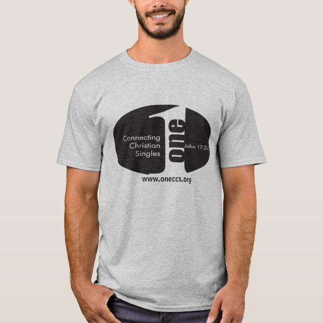 T-shirt UNE deux-maintenance de la Long-douille des hommes (Devant)