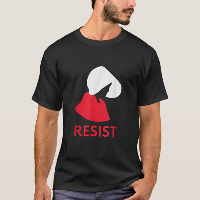 T-shirt Une domestique résiste à la protestation féministe (Devant)