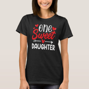 T-shirt Une douce fille Funny Valentines Jour Correspondan