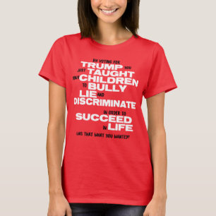 T-shirt Une drôle de chemise anti-Trump pour l'humour poli