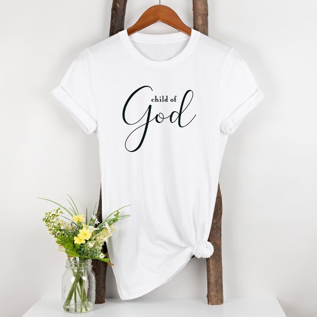 T-shirt Une Enfante De Dieu Inspirationnelle Femmes Noires (Créateur téléchargé)