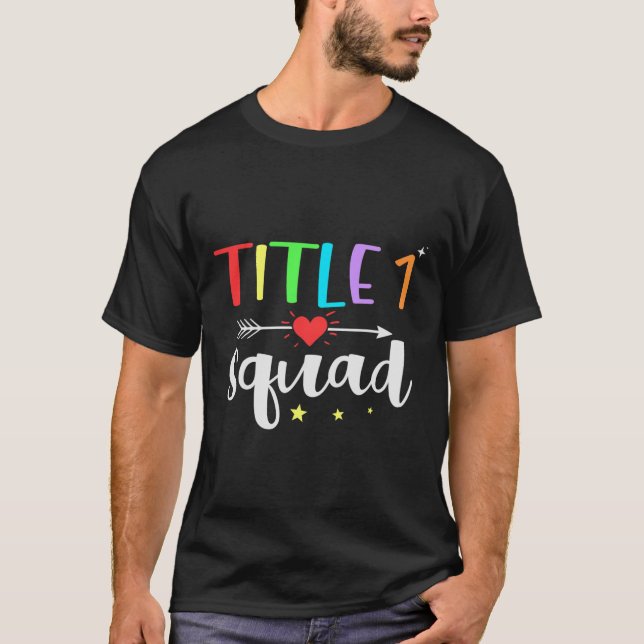 T-shirt Une Équipe D'Enseignants 1 A Mu À L'École (Devant)